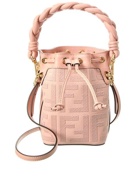 fendi bucket bag pink|Fendi bucket bag price.